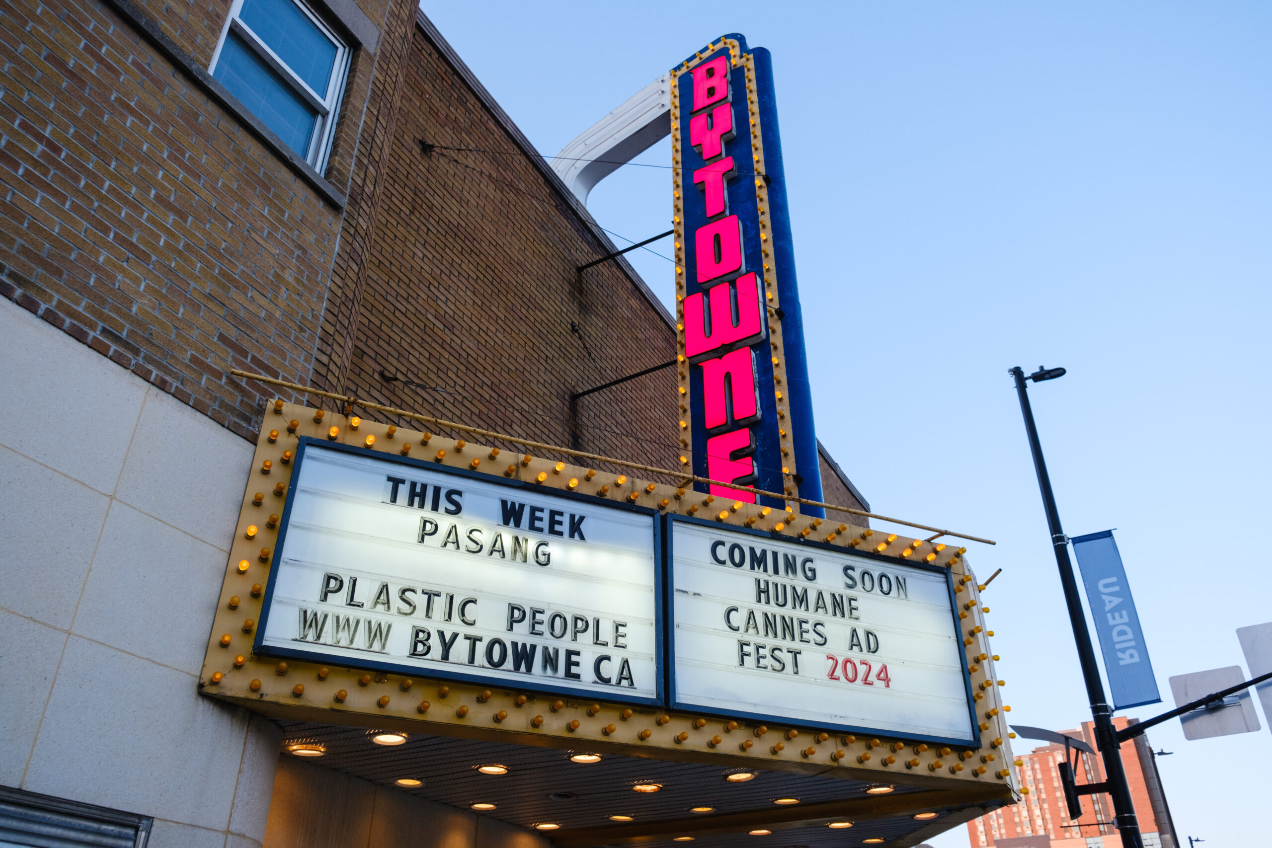 Bytowne Marquee for Plastic People