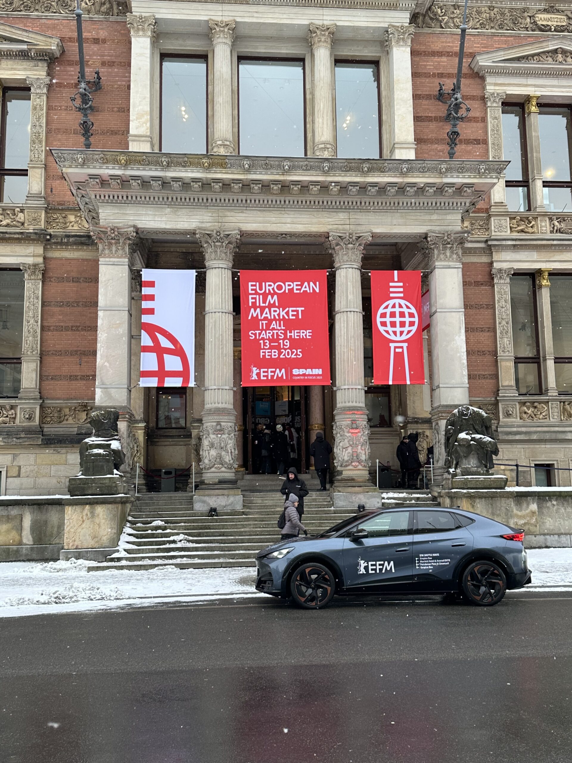 EFM Exterior Signs 2025 European Film Market Signs outside of the building 2025